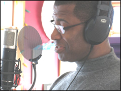 Timothy Piggee portraying Lou in The Ducks & Us