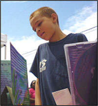 Curiosity at the ER Street Fair 