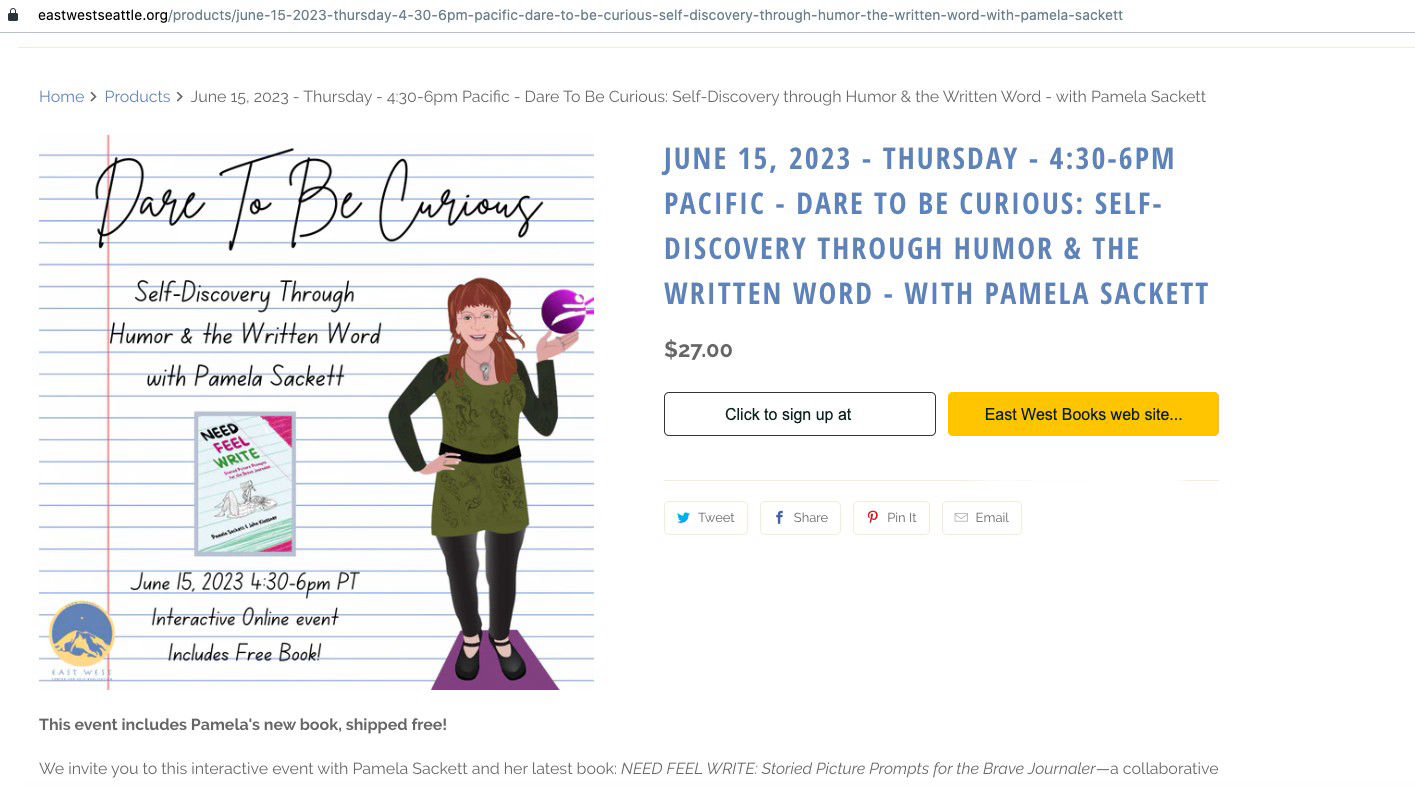 June 2023 author event sponsored by EastWest