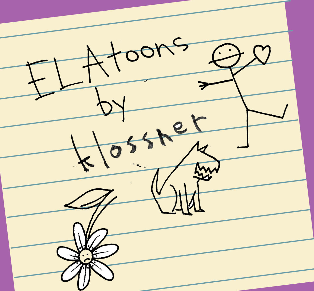 ELAtoons title page for Klossner by Klossner